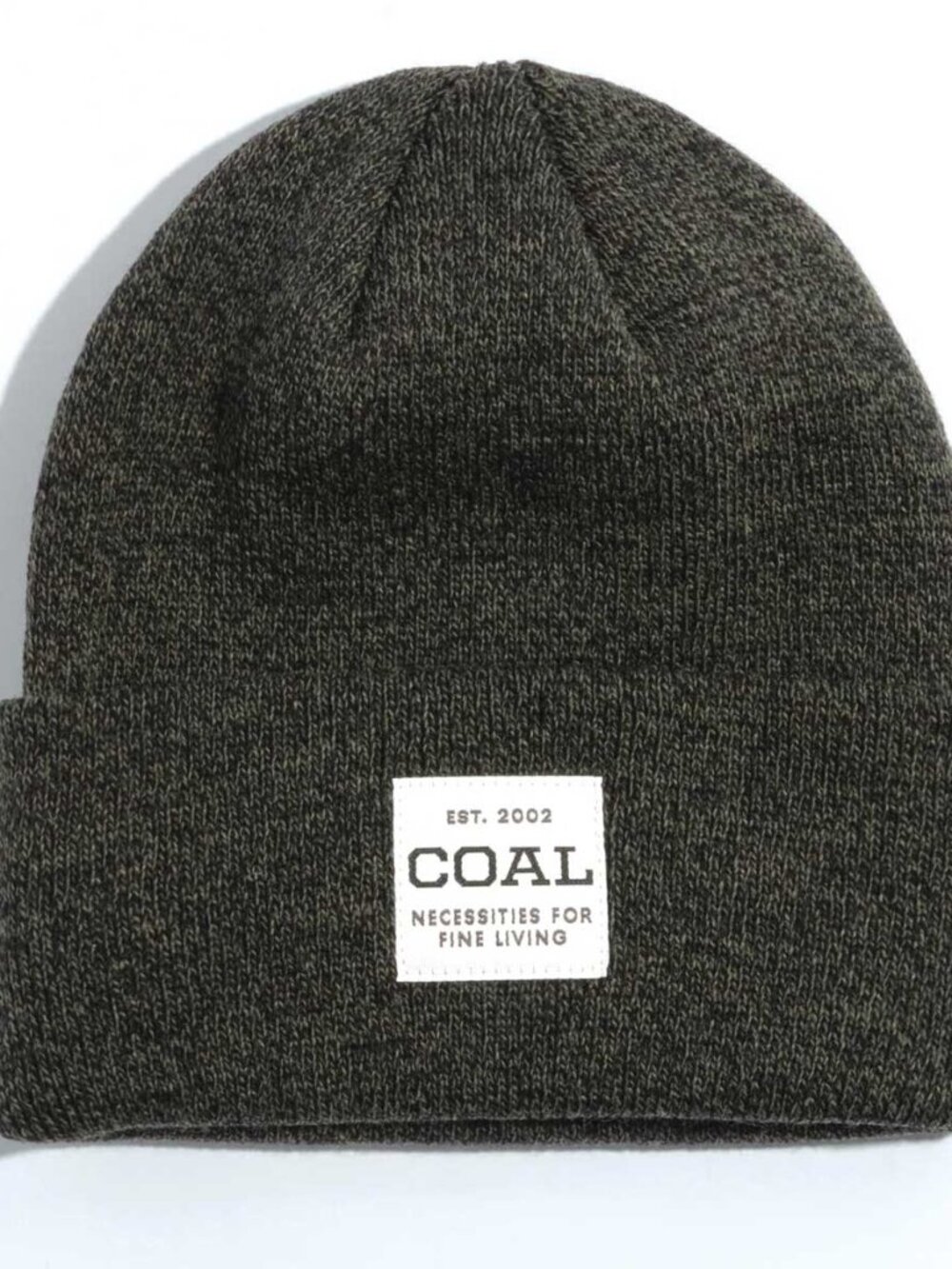 Coal Uniform Mid Knit Cuff Beanie - olive black marl beanie